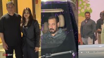 Salman Khan Attends Arbaaz Khan and Shura khan's First Anniversary Celebration at Their Home, Video