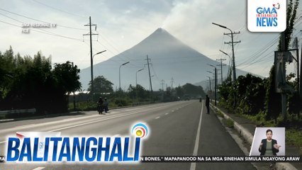PHIVOLCS, nagbabala sa posibilidad ng lahar flow mula sa Bulkang Mayon dahil sa pag-ulang dulot ng shear line | Balitanghali