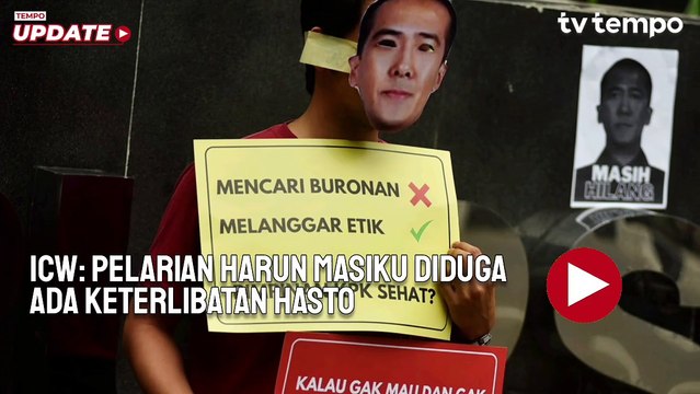 ICW: Pelarian Harun Masiku Patut Diduga Ada Keterlibatan Hasto Kristiyanto