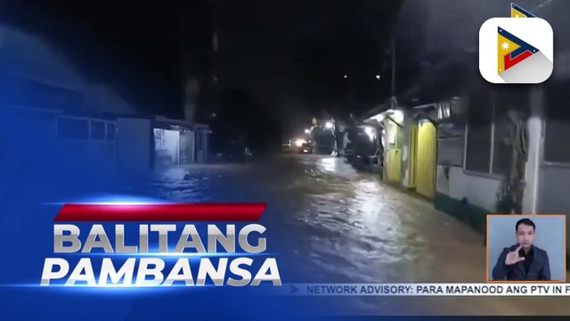 Malalakas na ulan dulot ng shearline, nagdulot ng baha sa Albay sa pagsalubong sa Kapaskuhan