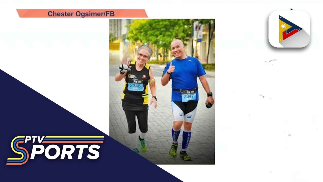 Age doesn't matter pagdating sa sports para kay Rosalinda Ogsimer na nagagawa pang mag-ultra marathon