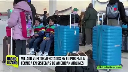 Falla en American Airlines afecta más de mil vuelos en EU