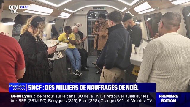 C'est scandaleux un soir de Noël : coincés dans un train, des centaines de passagers ont passé un réveillon cauchemardesque