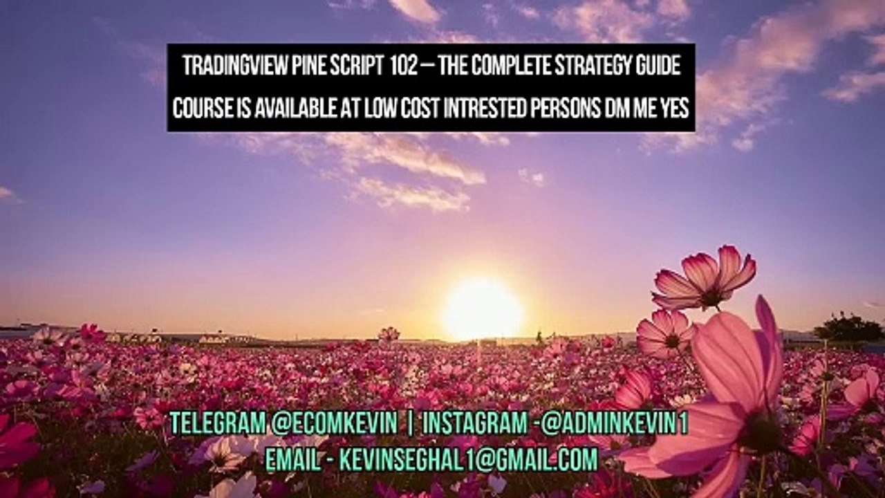[Download] TradingView Pine Script 102 – The Complete Strategy Guide[@Ecomkevin] telegram