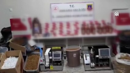 Kaçak alkol ve tütün operasyonu