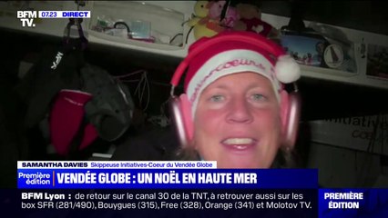 "Quand on veut faire le Vendée Globe, on sait qu'on va passer Noël en mer": La skippeuse du Vendée Globe, Samantha Davis, raconte comment elle vit de fêter les fêtes de fin d'année loin de sa famille