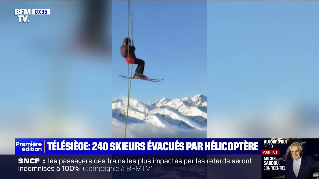 "Ça s'est super bien passé": ces skieurs bloqués dans les télésièges en panne de Superdévoluy, dans les Hautes-Alpes, racontent leur sauvetage