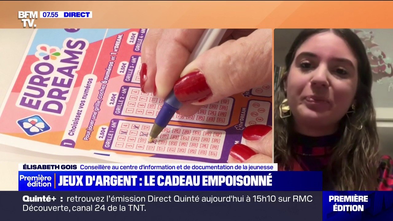 "L'âge des premiers jeux d'argent est autour de 11 ans":  Élisabeth Gois (conseillère au centre d'information et de documentation de la jeunesse) alerte sur le risque d'addiction aux jeux à gratter