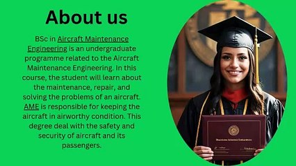 Earn Your B.Sc. in Aircraft Maintenance Engineering – Start Your Aerospace Career Today ✈️