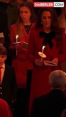 Kanser tedavisi gören Kate Middleton, Noel etkinliğinde duygusal anlar yaşadı