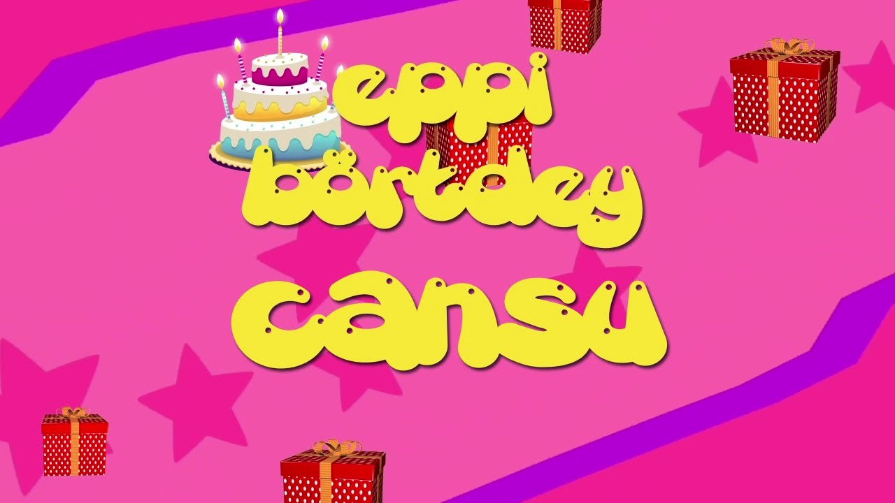 İyi ki doğdun CANSU  - İsme Özel Roman Havası Doğum Günü Şarkısı (FULL VERSİYON)