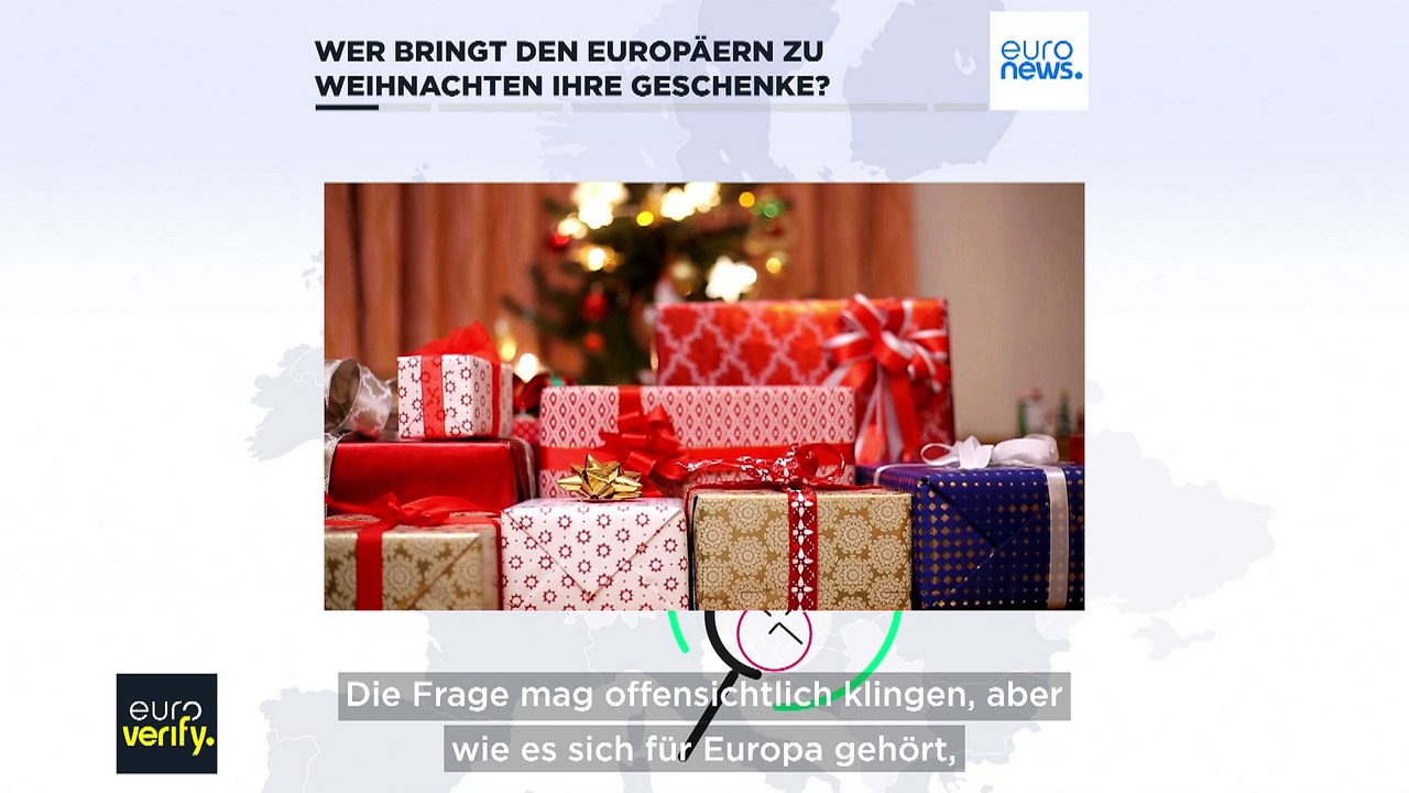 Wer bringt den Europäern ihre Weihnachtsgeschenke?