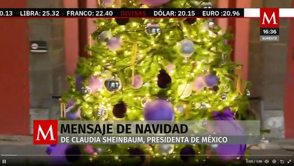 Claudia Sheinbaum publica su primer mensaje de Navidad