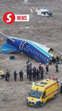 Passenger plane flying from Azerbaijan to Russia crashes in Kazakhstan