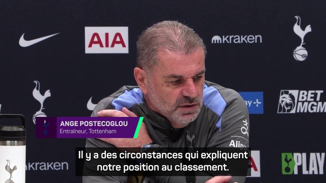 Postecoglou : “Nous devons améliorer notre classement”