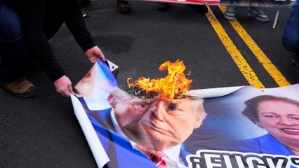 Au Panama, manifestation contre Trump après ses déclarations sur le canal