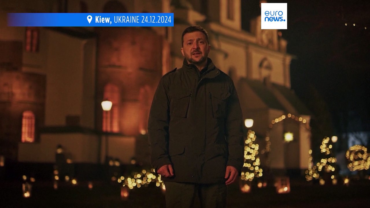 Selenskyj feiert das dritte Weihnachten seit dem Kriegsbeginn