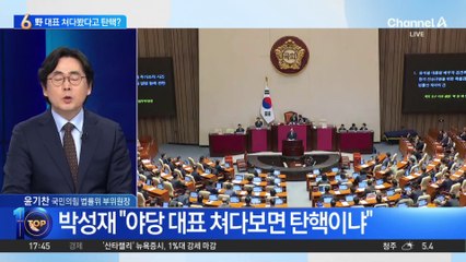 박성재 “야당 대표 쳐다보면 탄핵이냐”