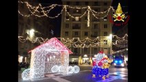 La Spezia, gli auguri di Natale dei vigili del fuoco