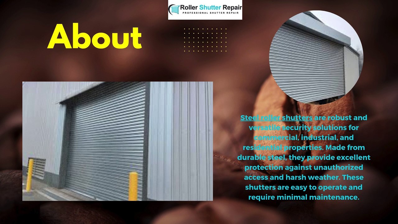 Steel Roller Shutter Installation and Repair Services in London