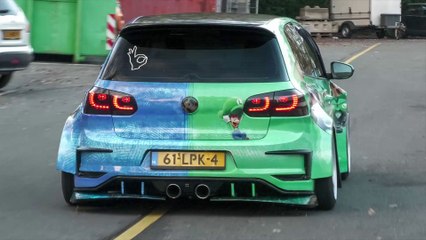 BEST OF VAG Sounds 2024 ! AntiLag Golf 6 GTI, 650HP Golf 3 VR6, 1200HP R8, Widebody Golf, TTE700 RS3