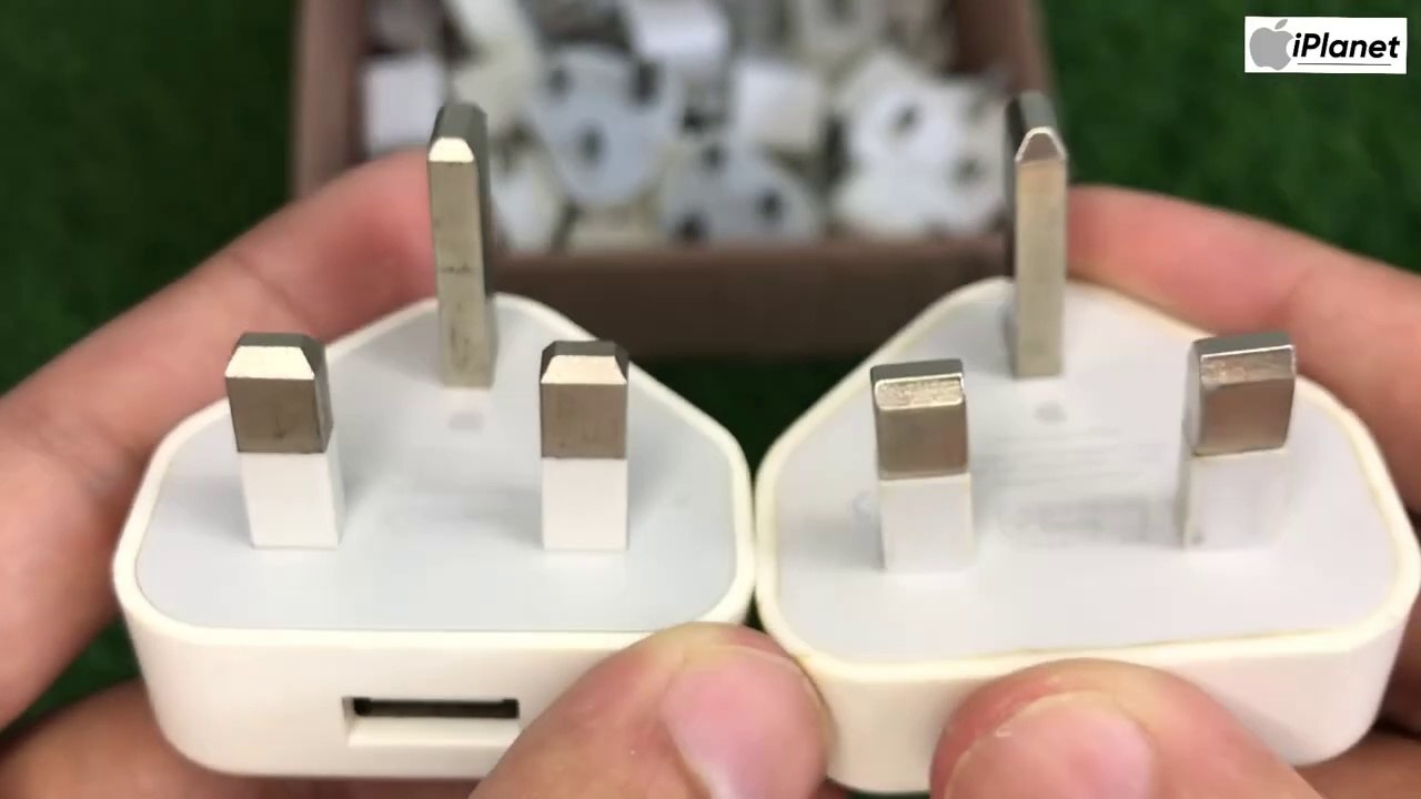 iPhone Charger Original VS Fake - How To Check iPhone 3 Pin 5 watt charger