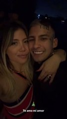 La Nochebuena de Wanda Nara junto a L-Gante