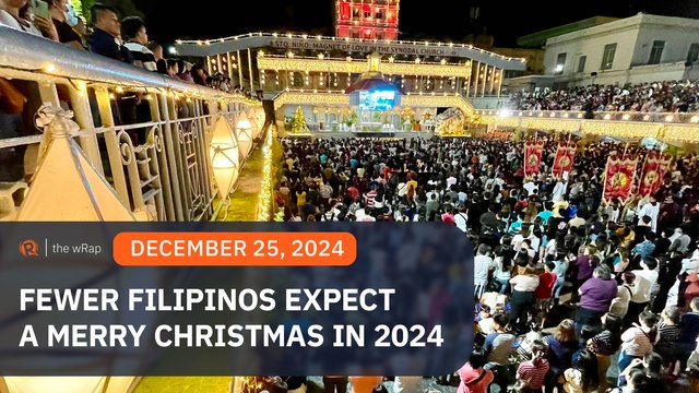 Fewer Filipinos expect a happy Christmas in 2024 compared to last year