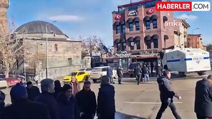 Erzurum'da Tarihi Taş Ambarlar'da Yangın Çıktı