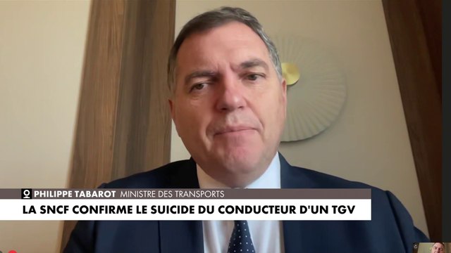Philippe Tabarot, ministre des Transports, revient sur le suicide d'un conducteur de TGV