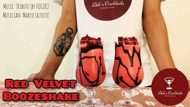 Red Velvet Boozeshake | Red Velvet Cake Boozy Shake | Adi's Cocktails