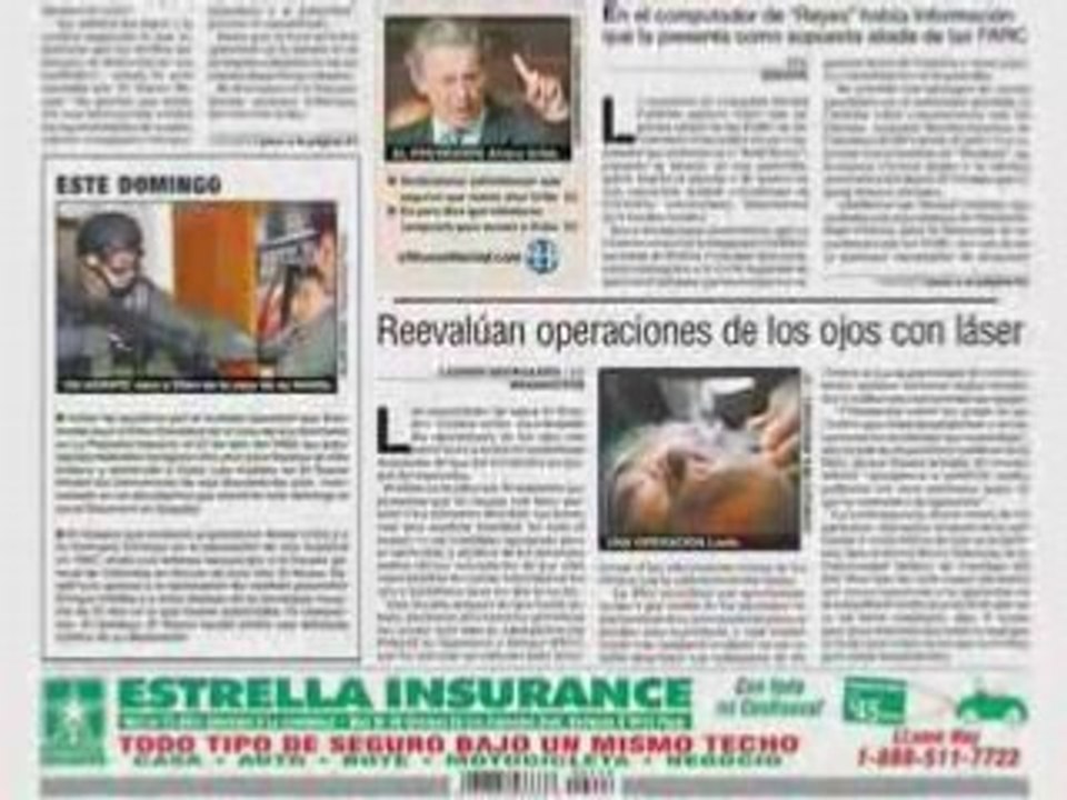Primeras páginas de los diarios del mundo al 26/04/2008