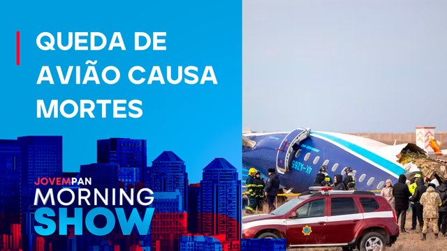 Avião com 67 pessoas cai no Cazaquistão durante voo do Azerbaijão para a Rússia