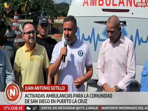 Anzoátegui | Gobierno regional activa ambulancias para la comunidad de San Diego