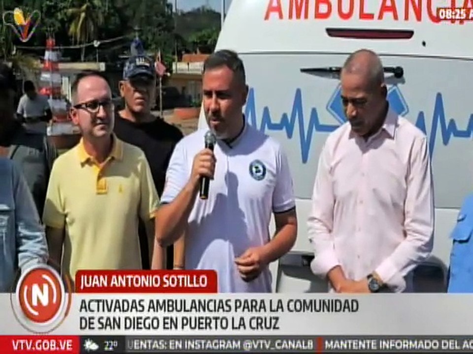 Anzoátegui | Gobierno regional activa ambulancias para la comunidad de San Diego