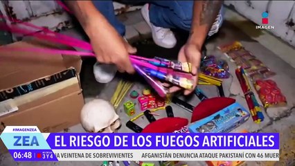 Alertan por el uso libre de fuegos artificiales