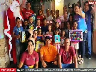 Nueva Esparta | Autoridades regionales entregan juguetes casa por casa en el mcpio. Antolín del Campo