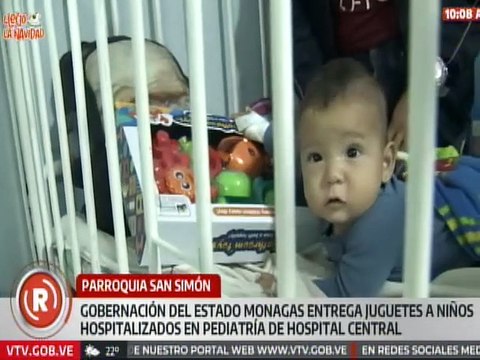 Monagas | Gobierno regional entrega juguetes a niños pacientes del Hospital Dr. Manuel Núñez Tovar