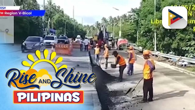 Clearing operations ng DPWH sa camarines Norte, patuloy