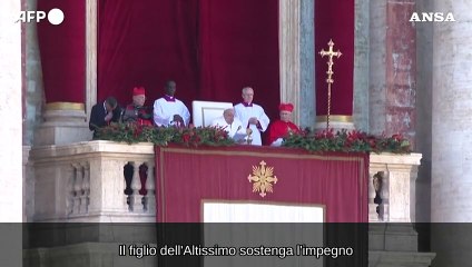 Il Papa: "Cessi il fuoco a Gaza, si liberino gli ostaggi"