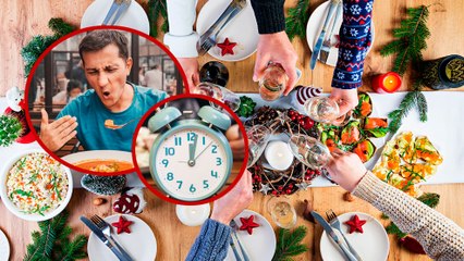 ¿Como evitar la indigestión en las cenas navideñas?