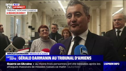 Gérald Darmanin salue "l'abnégation" des agents du ministère de la Justice qui travaillent "à Noël"