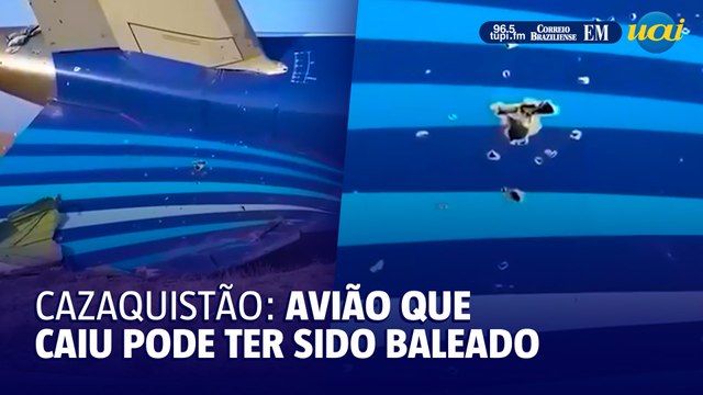 Supostas marcas de tiros são encontradas em avião que caiu no Cazaquistão