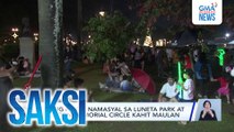 Ilang Pinoy, namasyal sa Luneta Park at Quezon Memorial Circle kahit maulan | Saksi