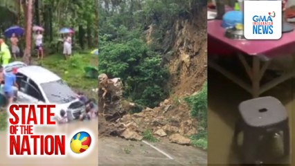 Kotse, nahulog sa spillway; driver at anak na sakay nito, nakaligtas | SONA