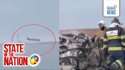 Eroplano, bumagsak sa Kazakhstan; mahigit 30, patay | SONA