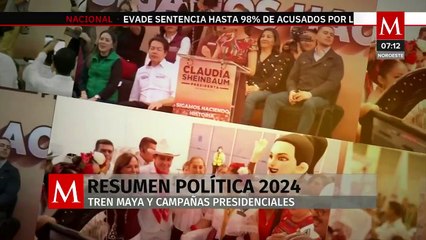 Campañas presidenciales y 20 reformas de AMLO; el resumen de la política en México en 2024