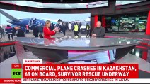 Azerbaijan Airlines plane crash | Aviation expert comments on the tragedy A passenger plane, en route from Azerbaijan to Russia, has gone down near the Kazakh city of Aktau. What was the cauase of the crash? RT speaks with Cyrille De Lattre, an aviation e