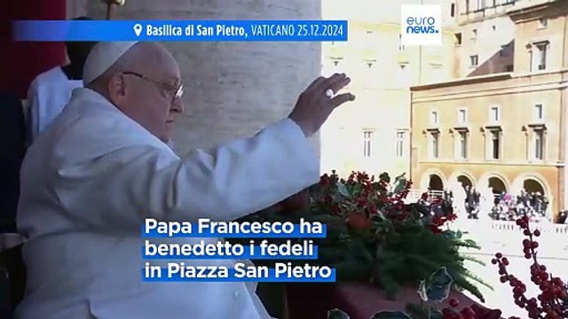 Natale, Papa: Far tacere il rumore delle armi