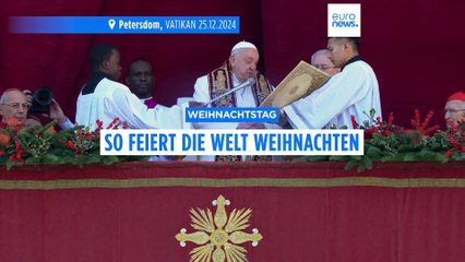 Papst Franziskus ruft dazu auf, "den Klang der Waffen zum Schweigen zu bringen"